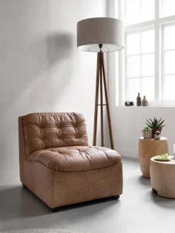 Houten Vloerlampen|Vloerlampen-MUST Living Porto Vloerlamp Zwart