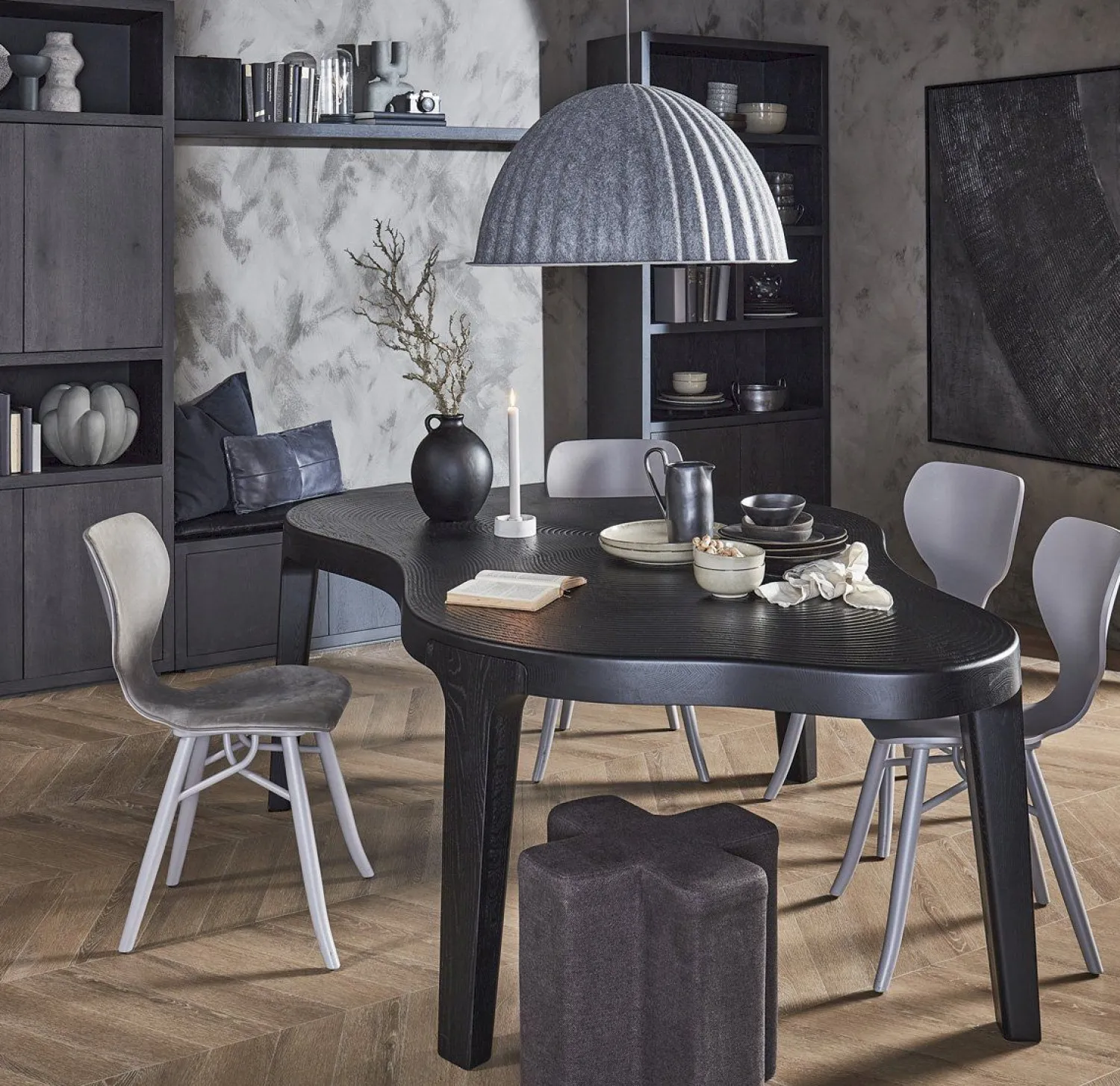Vakkenkasten|Vakkenkasten-Eijerkamp Collectie Prado 4-deurs Vakkenkast Luxury Brown