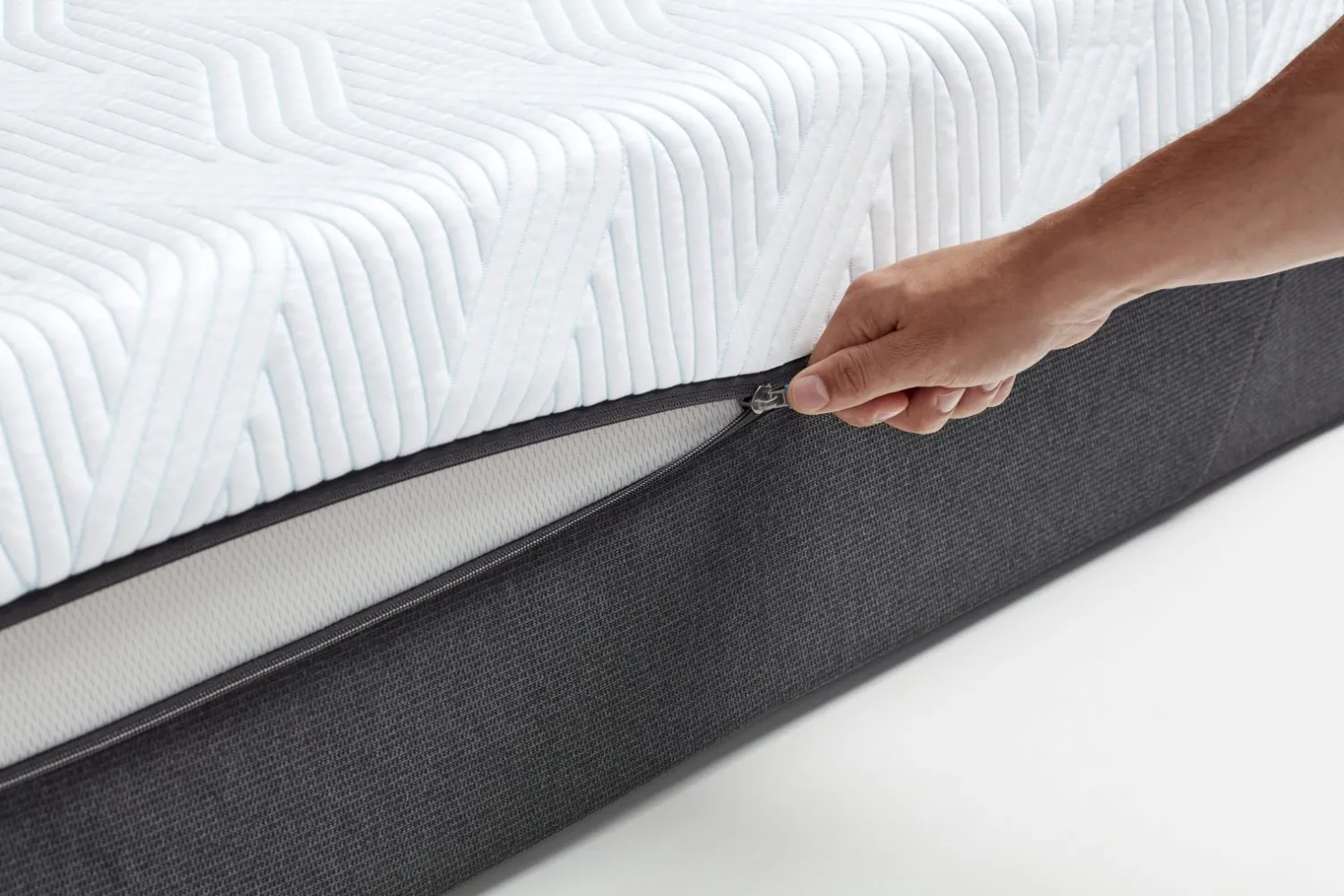 Traagschuim Matrassen-Tempur Pro Plus SmartCool Matras Charcoal Grey