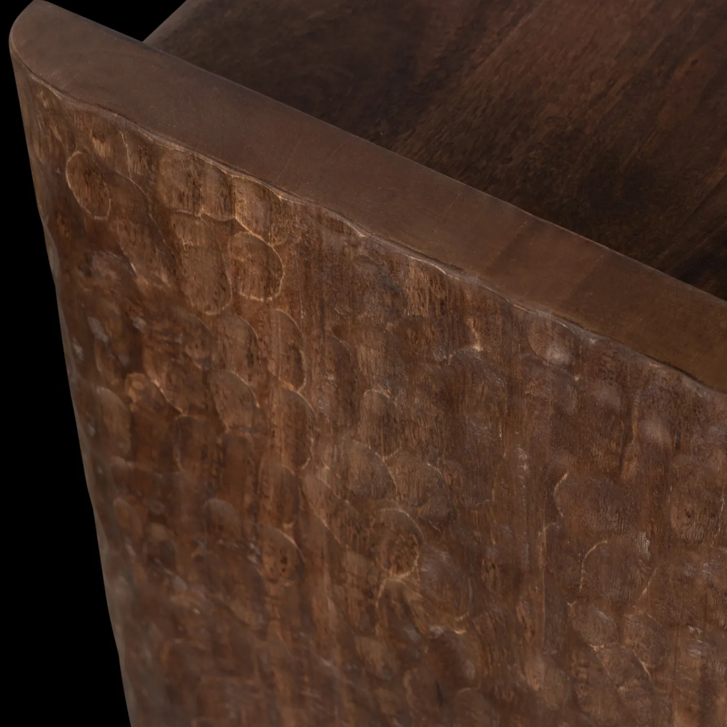 Zitbanken-WOOOD Prop Bankje Warm Brown