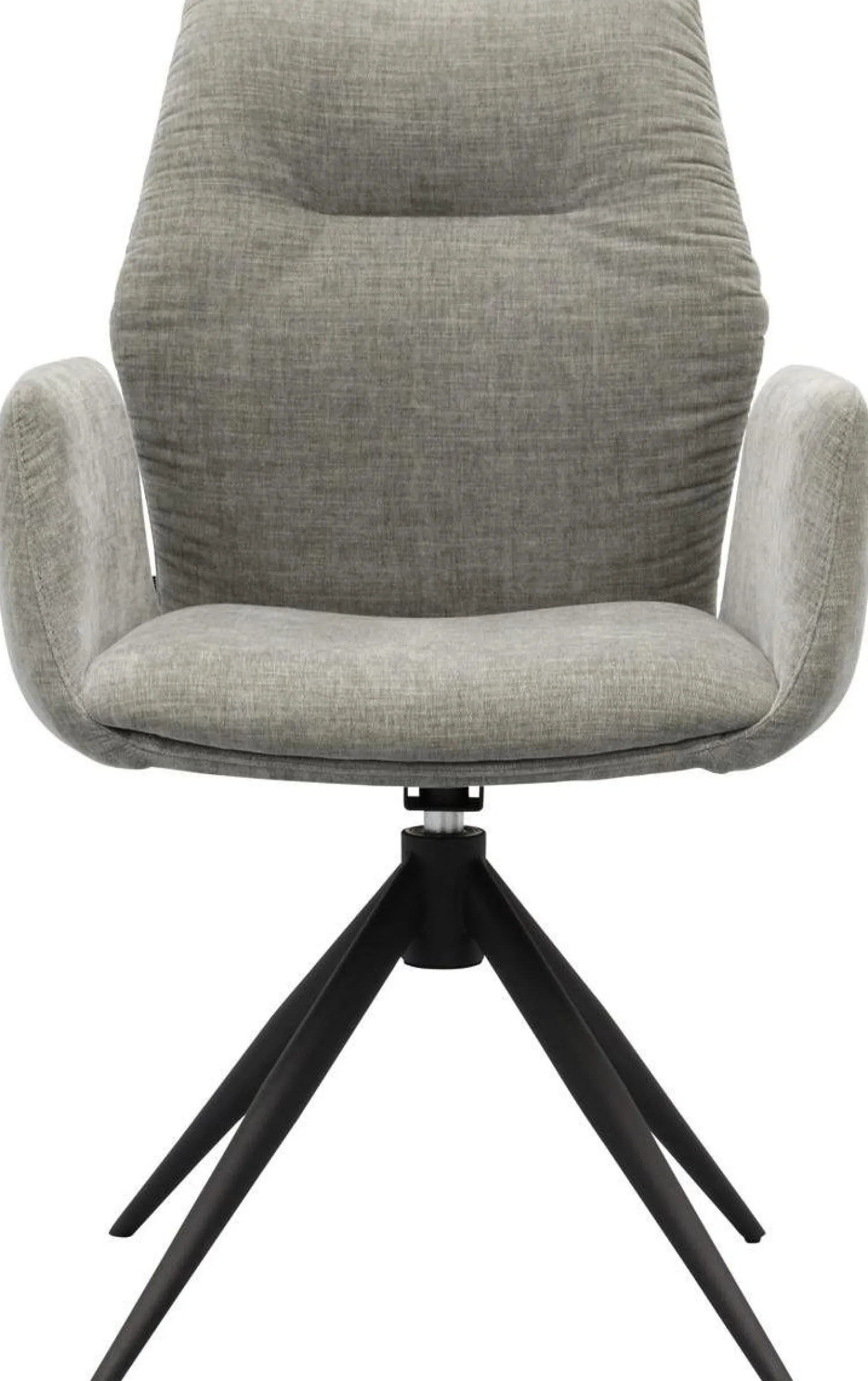Draaibare Eetkamerstoelen|Eetkamerstoelen Met Armleuning-Trendhopper Pula Eetkamerstoel Ash