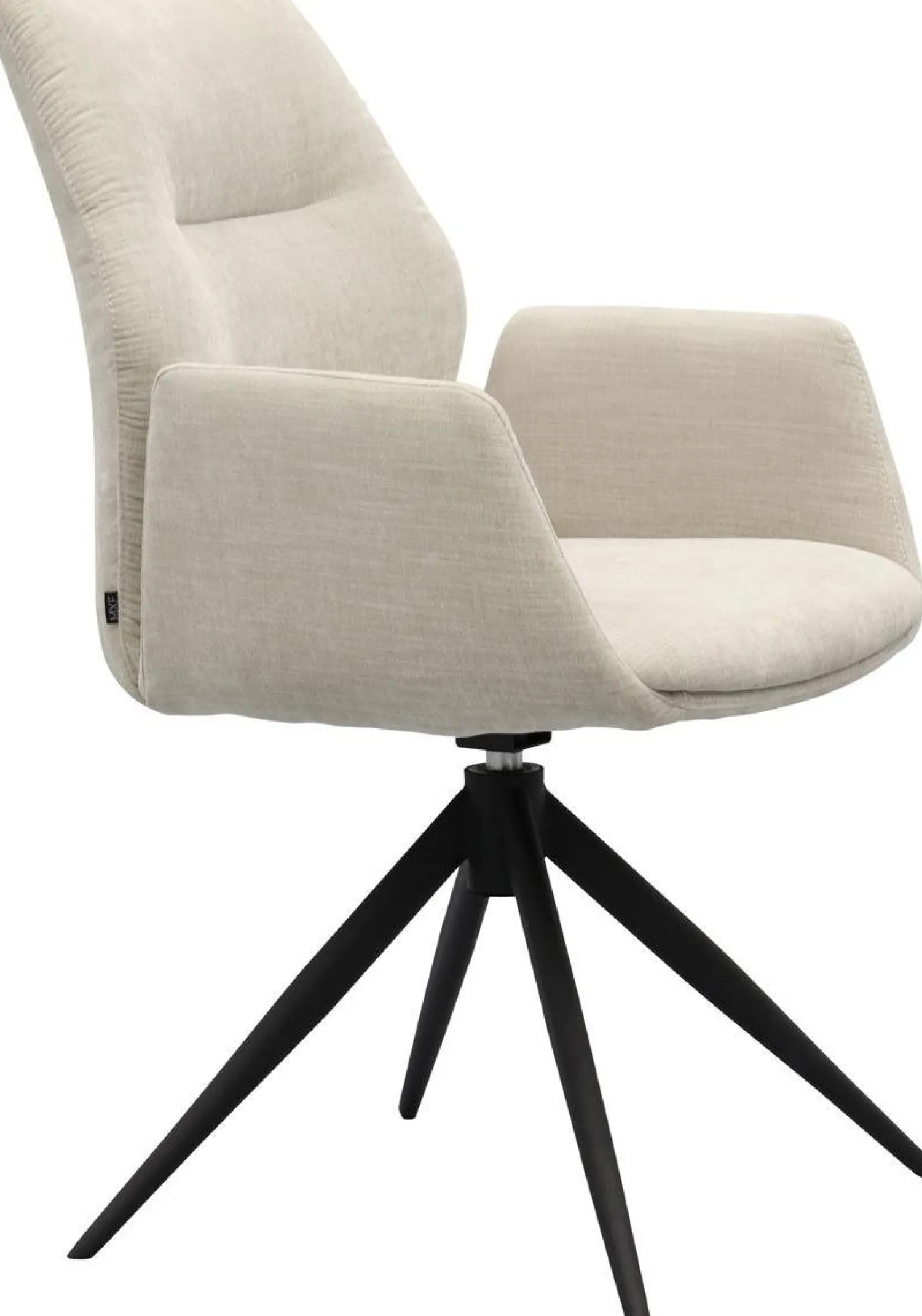 Draaibare Eetkamerstoelen|Eetkamerstoelen Met Armleuning-Trendhopper Pula Eetkamerstoel Toffee