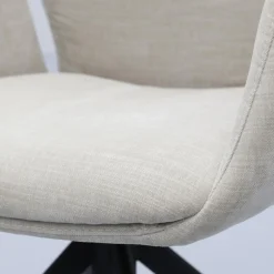 Draaibare Eetkamerstoelen|Eetkamerstoelen Met Armleuning-Trendhopper Pula Eetkamerstoel Toffee