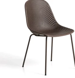 Tuinstoelen-Kave Home Quinby Tuinstoel Bruin