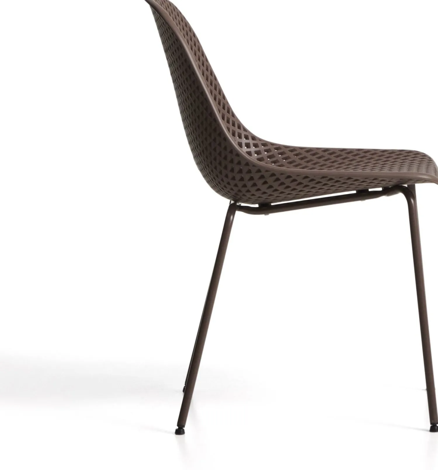 Tuinstoelen-Kave Home Quinby Tuinstoel Bruin