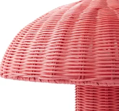Tafellampen|Tafellampen-HKLIVING Rattan Tafellamp Roze