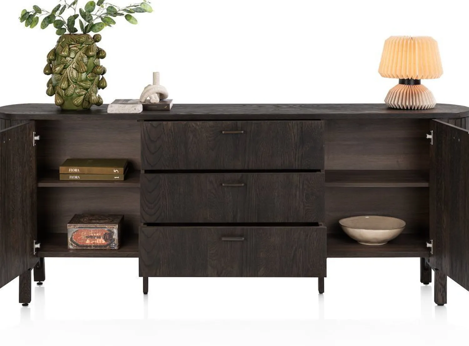 Dressoirs-Henders en Hazel Ravello Dressoir Basalt