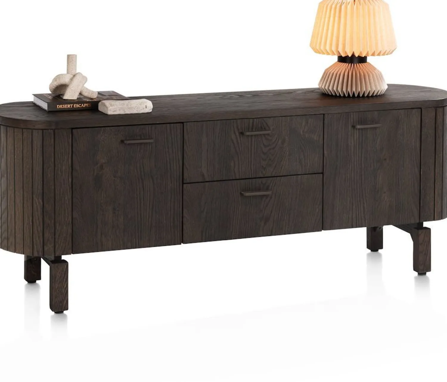 Dressoirs-Henders en Hazel Ravello Lowboard Basalt