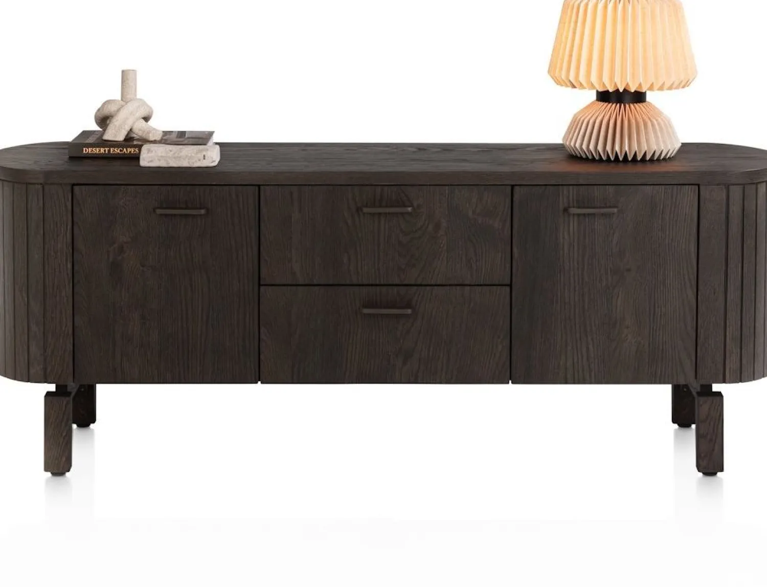 Dressoirs-Henders en Hazel Ravello Lowboard Basalt