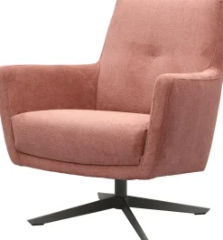 Draaifauteuils-Trendhopper Recco Laag Draaifauteuil Roze