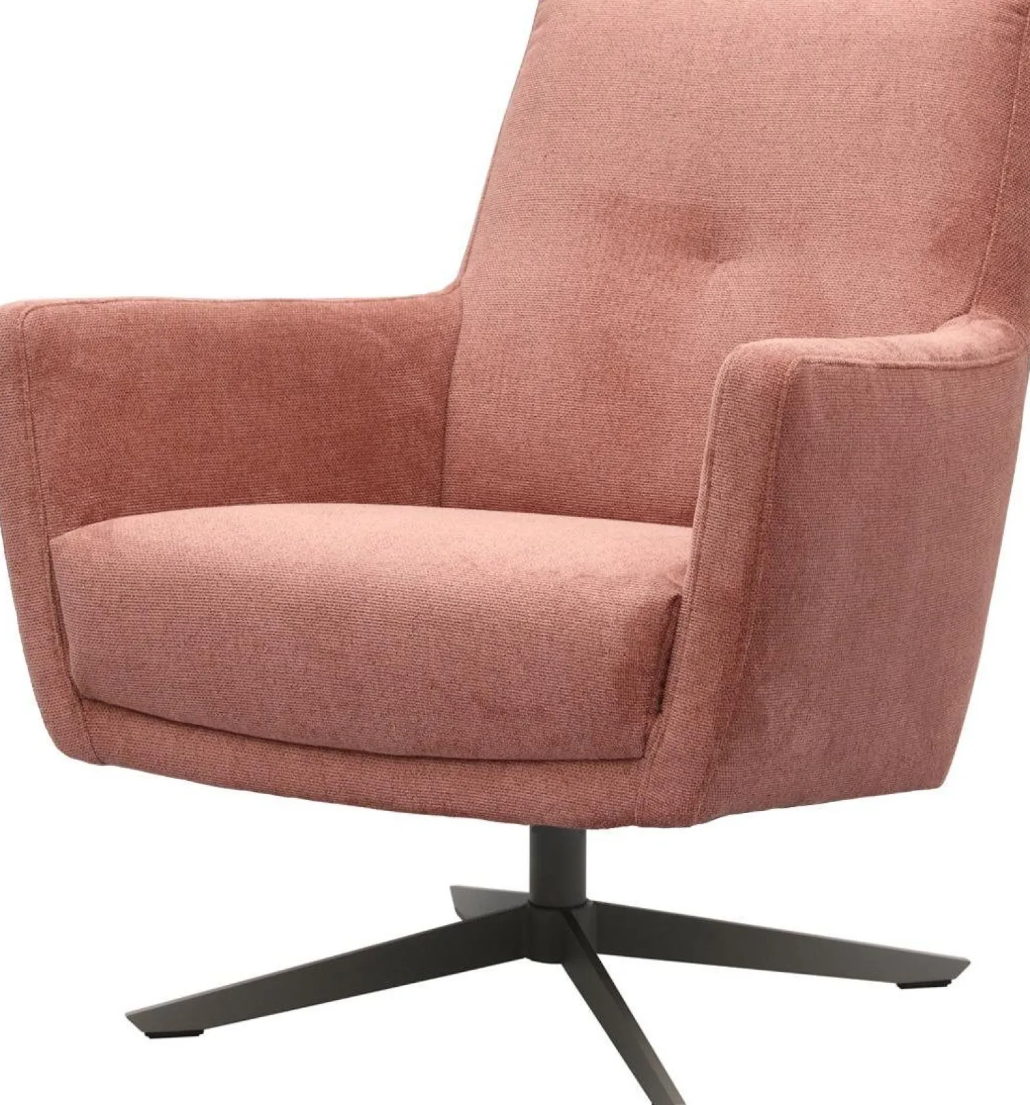 Draaifauteuils-Trendhopper Recco Laag Draaifauteuil Roze