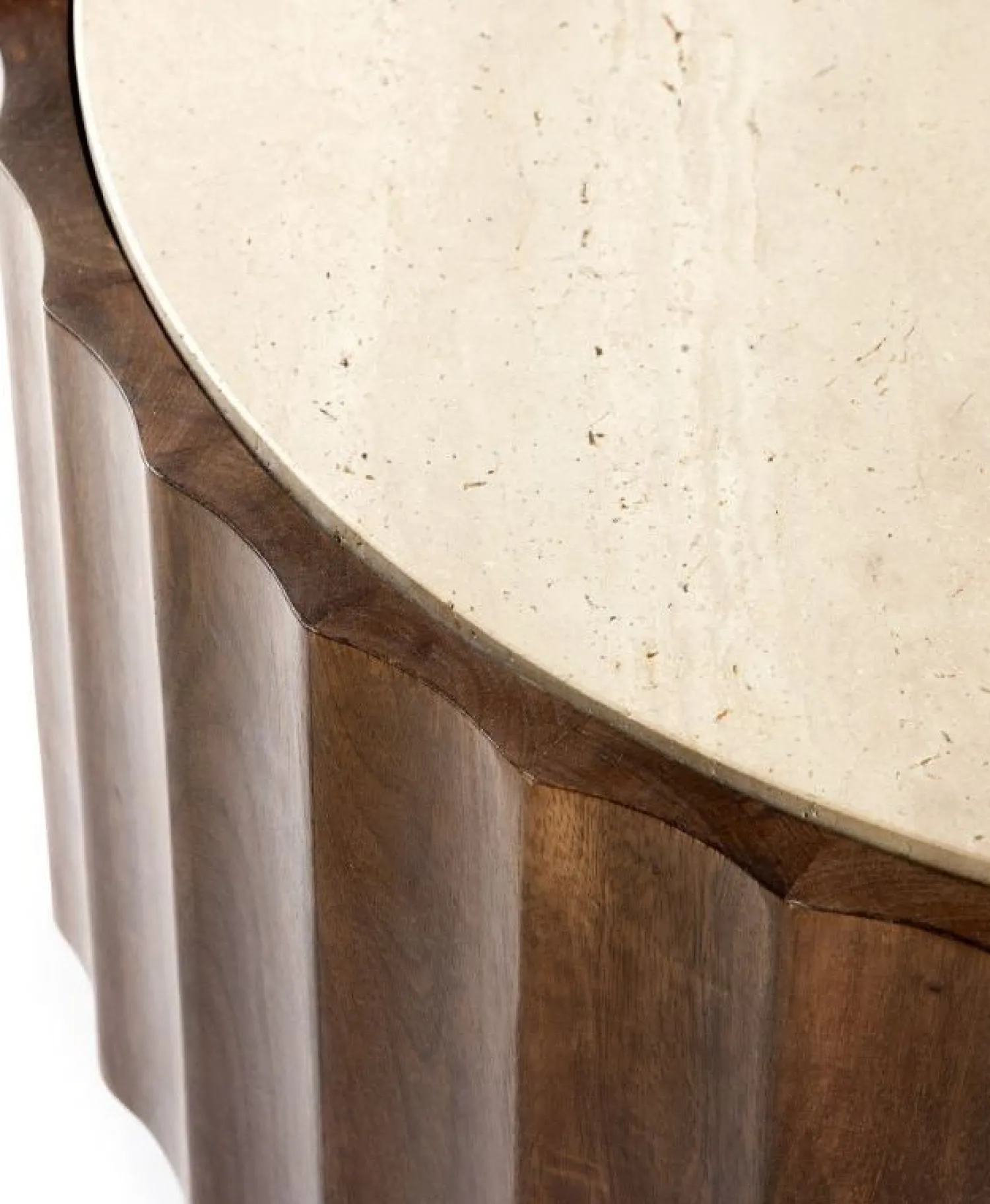 Houten Salontafels-Feelings Wonen Reely Salontafel Donkerbruin Naturel
