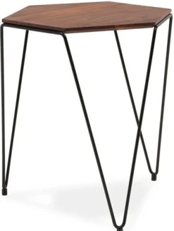 Houten Bijzettafels-Harvink Rep & Roer Bijzettafel Zwart