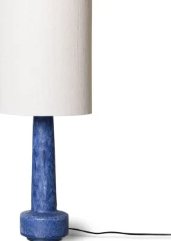 Tafellampen|Tafellampen-HKLIVING Retro Lampenvoet Blauw
