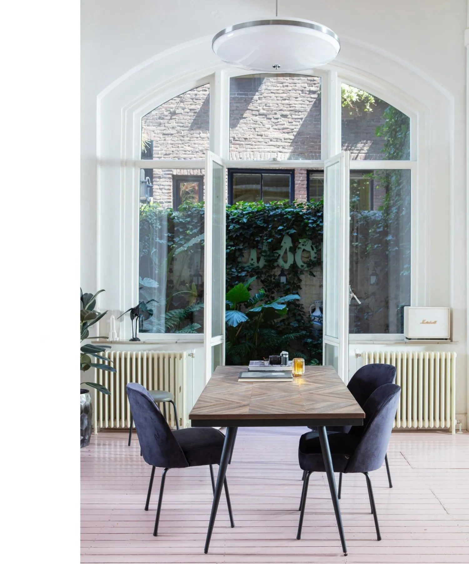 Houten Eettafels|Rechthoekige Eettafels-WOOOD Rhombic Eettafel Naturel