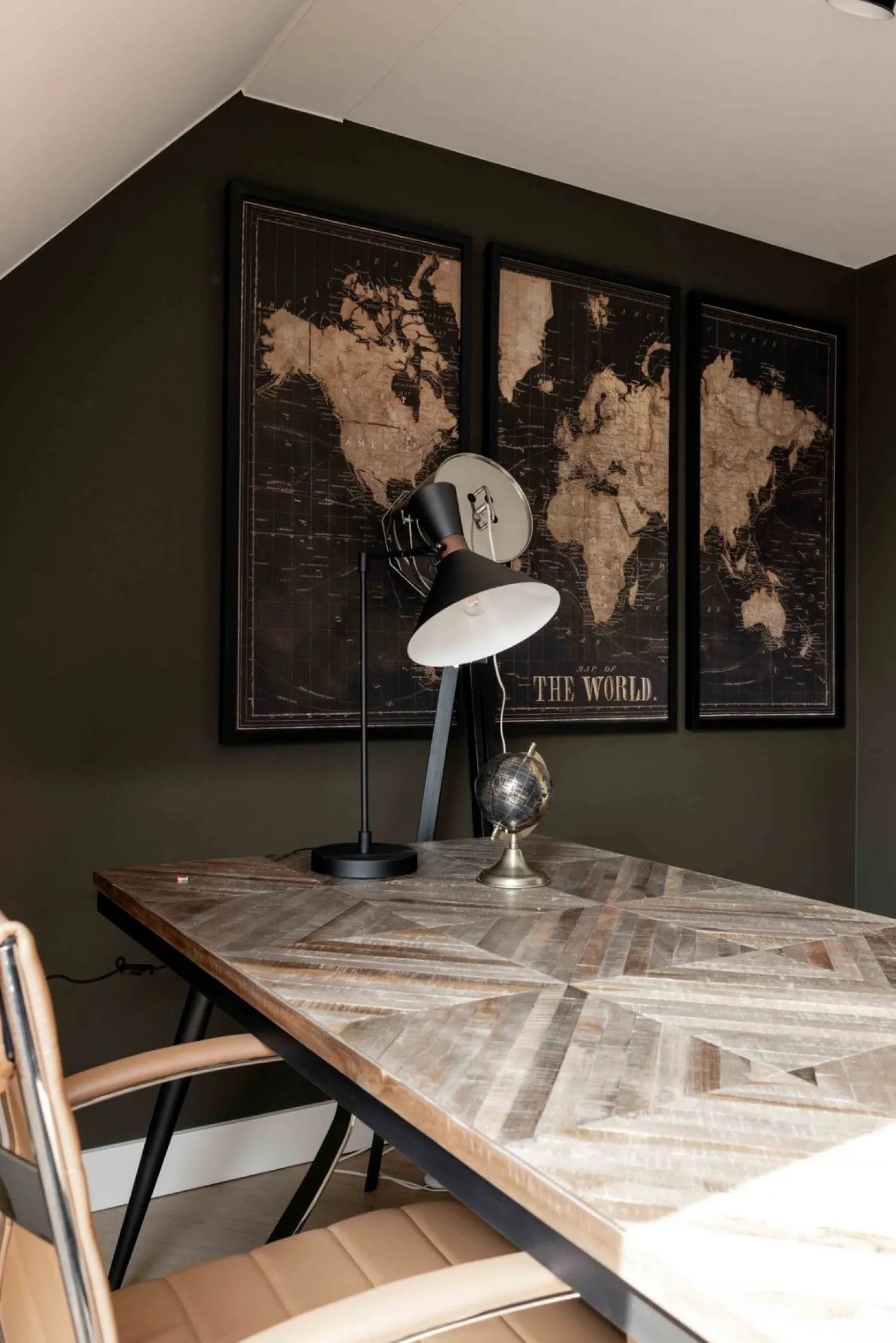 Houten Eettafels|Rechthoekige Eettafels-WOOOD Rhombic Eettafel Naturel