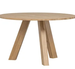 Houten Eettafels|Ronde Eettafels-WOOOD Rhonda Eettafel Natural Matt