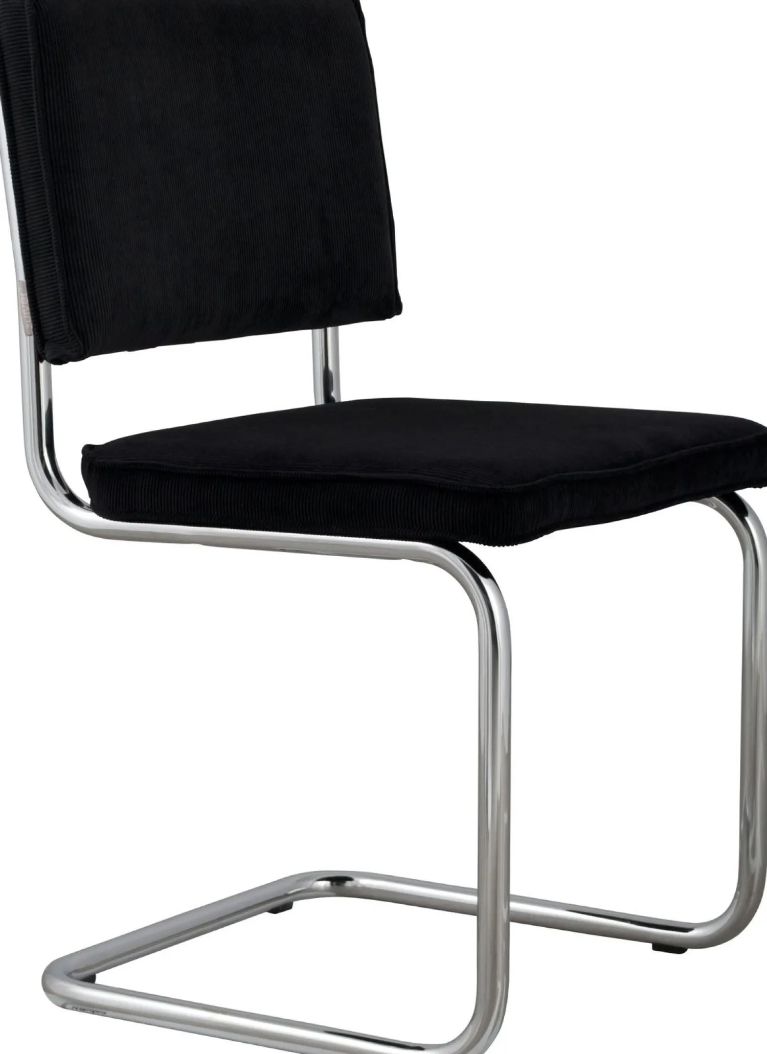 Eetkamerstoelen Zonder Armleuning-Zuiver Ridge Rib (set van 2) Eetkamerstoel Black