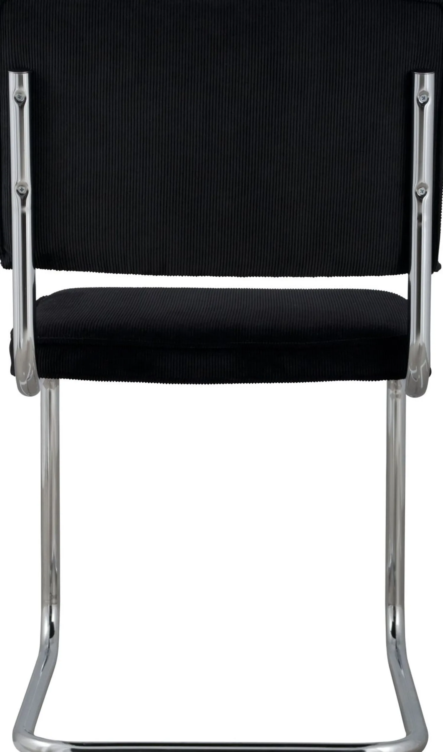 Eetkamerstoelen Zonder Armleuning-Zuiver Ridge Rib (set van 2) Eetkamerstoel Black