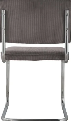 Eetkamerstoelen Zonder Armleuning-Zuiver Ridge Rib (set van 2) Eetkamerstoel Grey