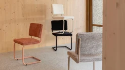 Eetkamerstoelen Zonder Armleuning-Zuiver Ridge Soft (set van 2) Eetkamerstoel Gebroken Wit