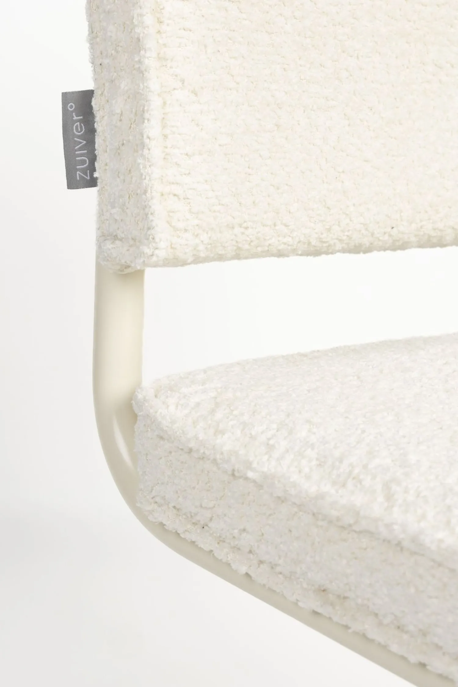 Eetkamerstoelen Zonder Armleuning-Zuiver Ridge Soft (set van 2) Eetkamerstoel Gebroken Wit