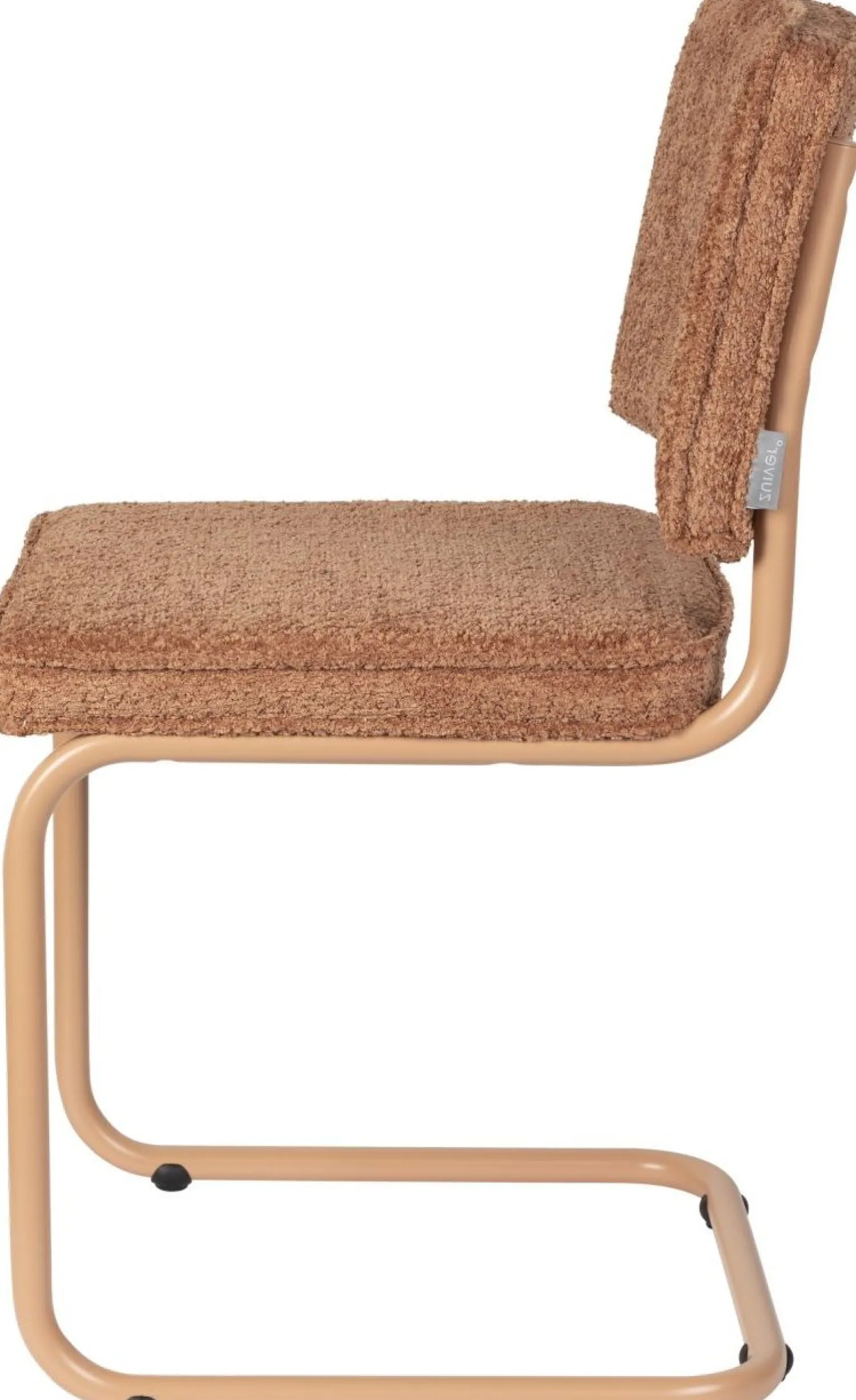 Eetkamerstoelen Zonder Armleuning-Zuiver Ridge Soft (set van 2) Eetkamerstoel Terracotta