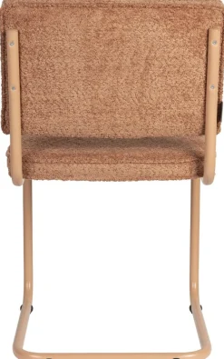 Eetkamerstoelen Zonder Armleuning-Zuiver Ridge Soft (set van 2) Eetkamerstoel Terracotta