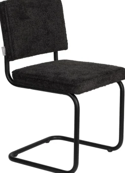 Eetkamerstoelen Zonder Armleuning-Zuiver Ridge Soft (set van 2) Eetkamerstoel Zwart