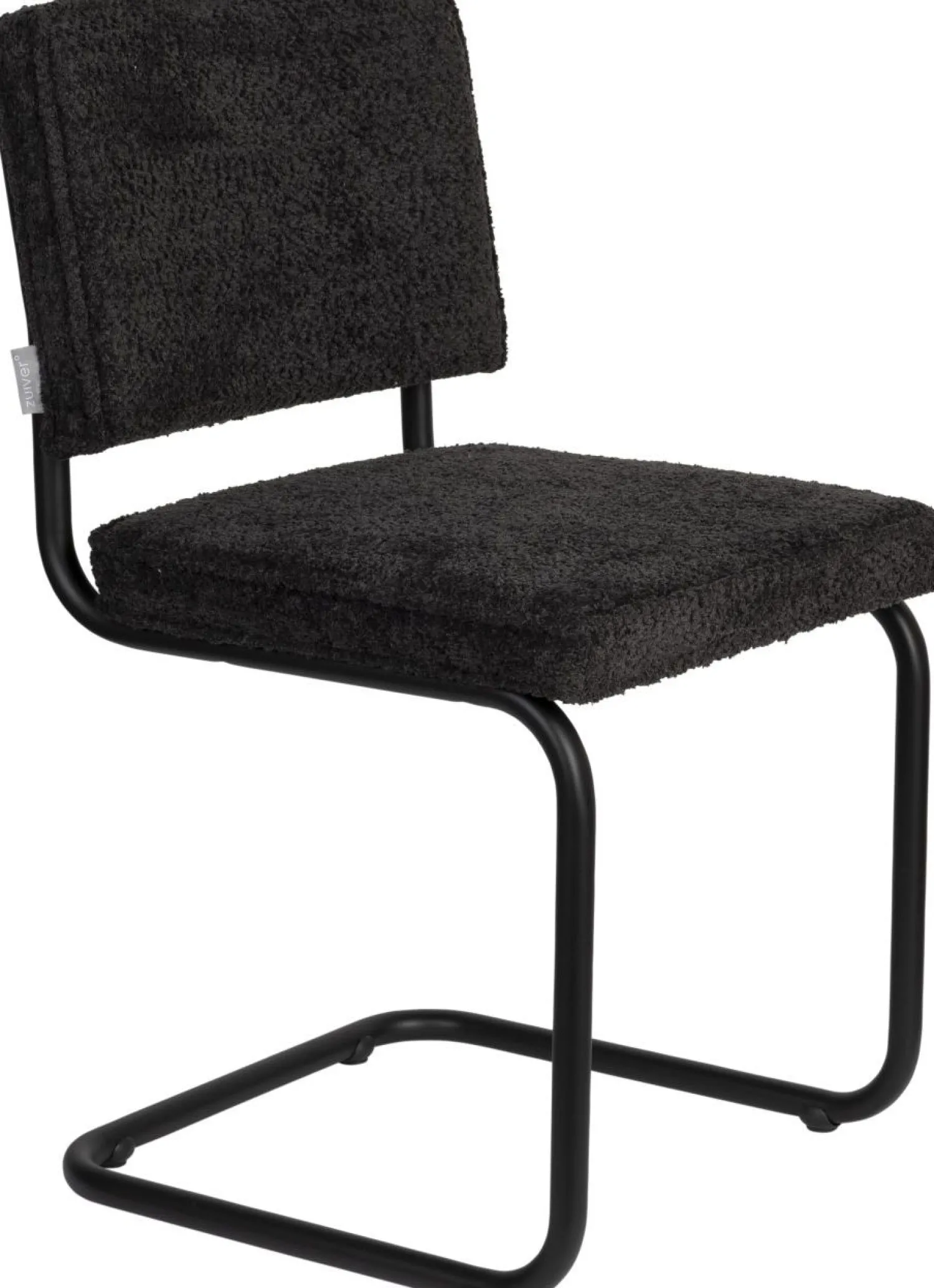 Eetkamerstoelen Zonder Armleuning-Zuiver Ridge Soft (set van 2) Eetkamerstoel Zwart