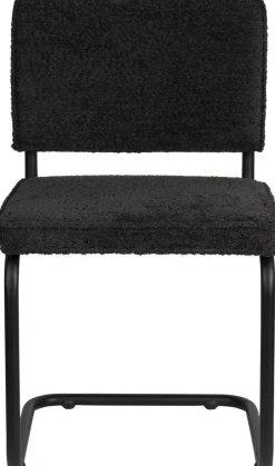 Eetkamerstoelen Zonder Armleuning-Zuiver Ridge Soft (set van 2) Eetkamerstoel Zwart
