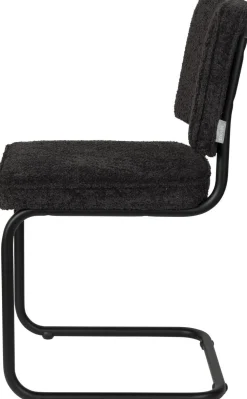 Eetkamerstoelen Zonder Armleuning-Zuiver Ridge Soft (set van 2) Eetkamerstoel Zwart