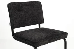 Eetkamerstoelen Zonder Armleuning-Zuiver Ridge Soft (set van 2) Eetkamerstoel Zwart