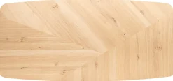 Houten Eettafels|Rechthoekige Eettafels-Henders en Hazel Ridgefield Oval Eettafel Natural