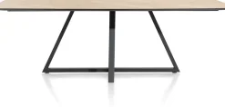 Houten Eettafels|Rechthoekige Eettafels-Henders en Hazel Ridgefield Oval Eettafel Natural