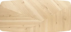 Houten Eettafels|Rechthoekige Eettafels-Henders en Hazel Ridgefield Oval Eettafel Natural