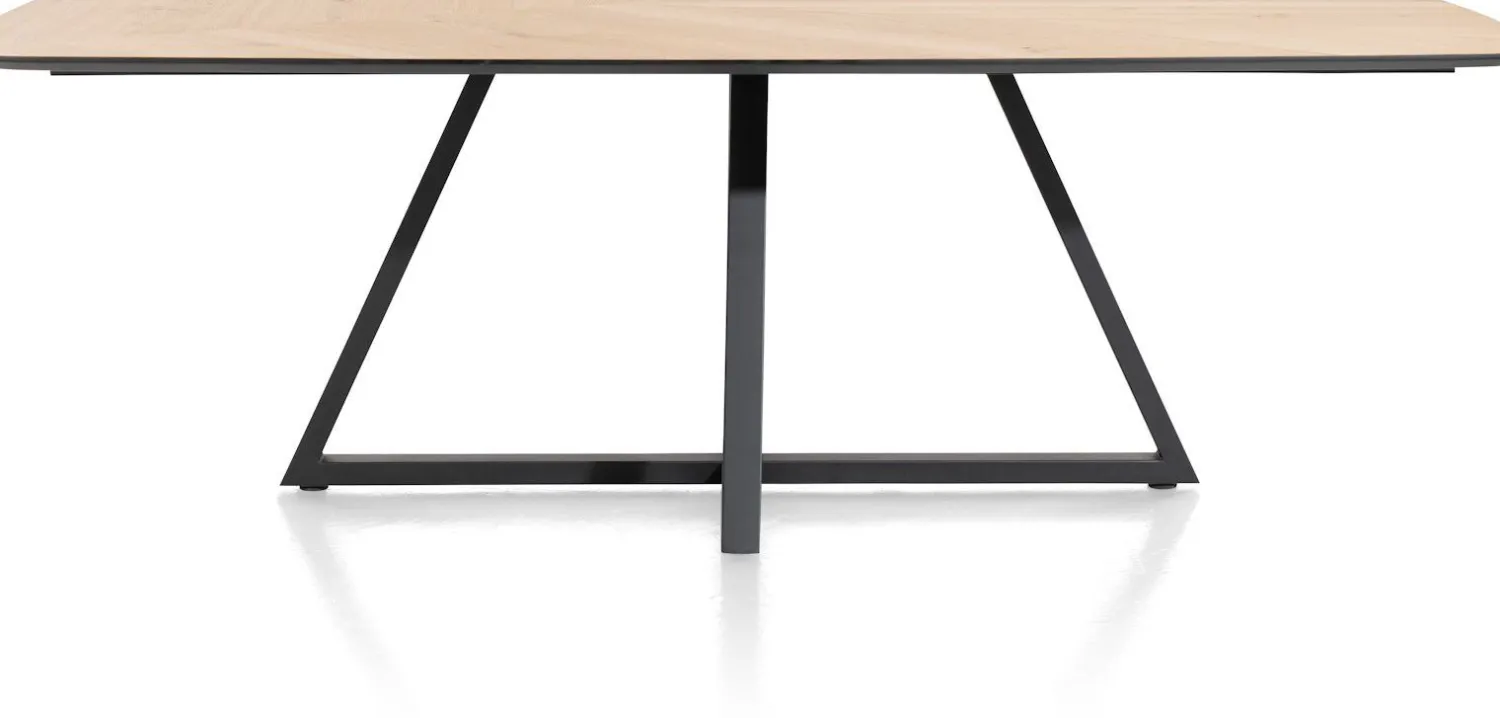 Houten Eettafels|Rechthoekige Eettafels-Henders en Hazel Ridgefield Oval Eettafel Natural