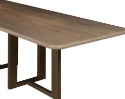 Rechthoekige Eettafels-Eijerkamp Collectie Riff Eettafel Wenge