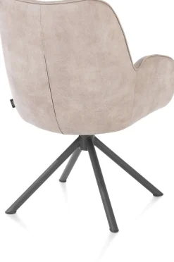 Eetkamerstoelen Met Armleuning-Henders en Hazel Riley Armstoel Kiezel