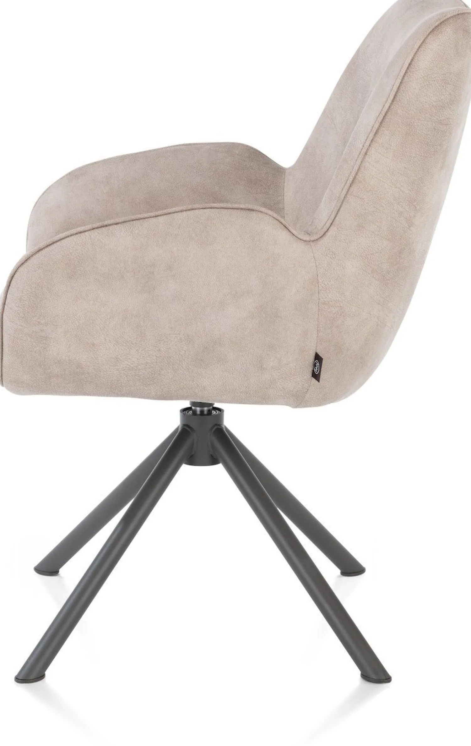 Eetkamerstoelen Met Armleuning-Henders en Hazel Riley Armstoel Kiezel