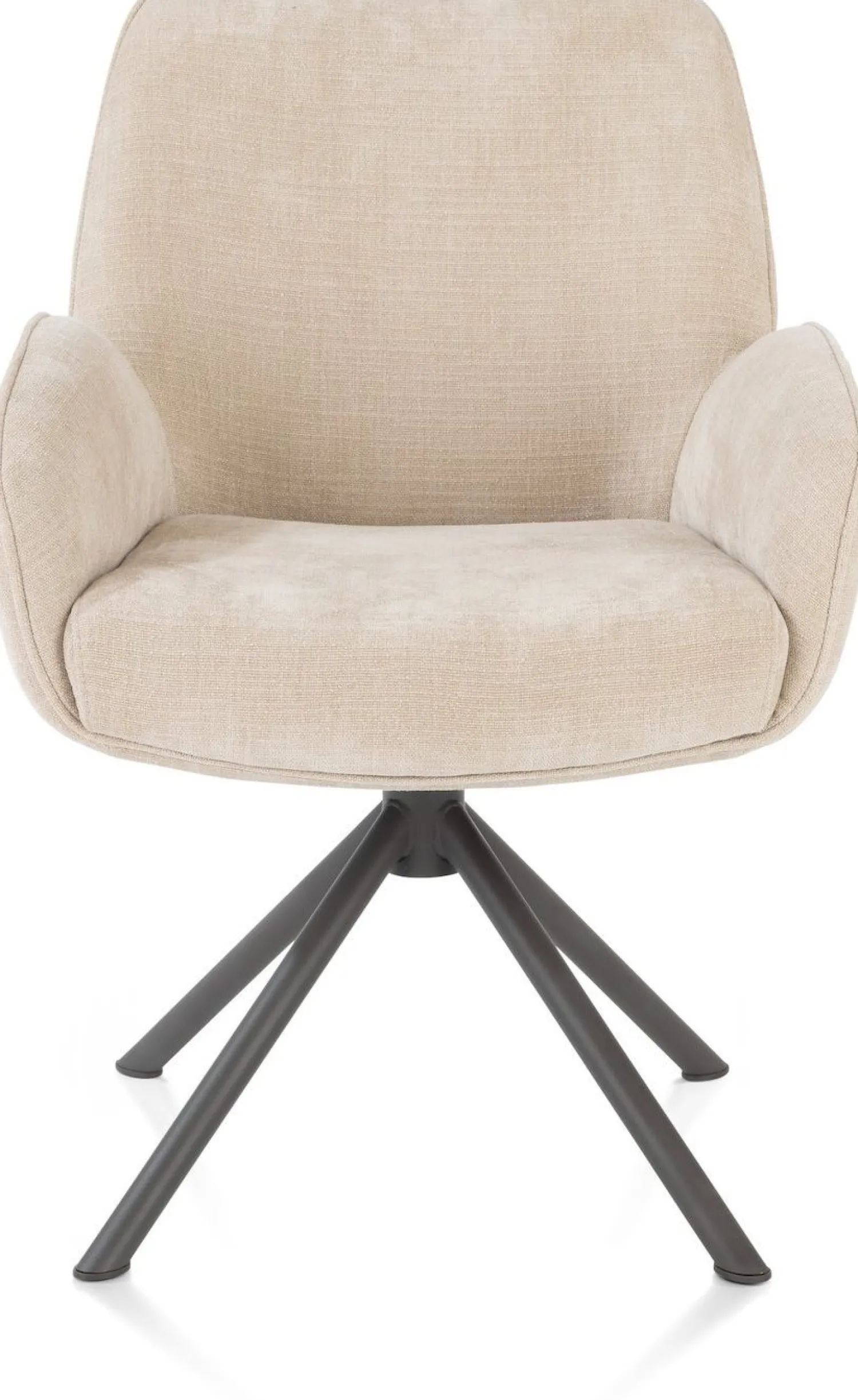 Eetkamerstoelen Met Armleuning-Henders en Hazel Riley Eetkamerstoel Creme