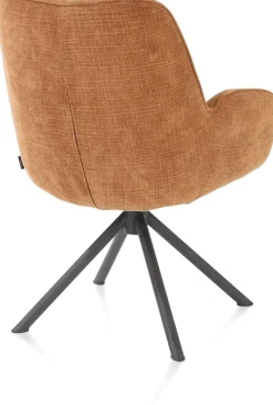 Eetkamerstoelen Met Armleuning-Henders en Hazel Riley Eetkamerstoel Koper
