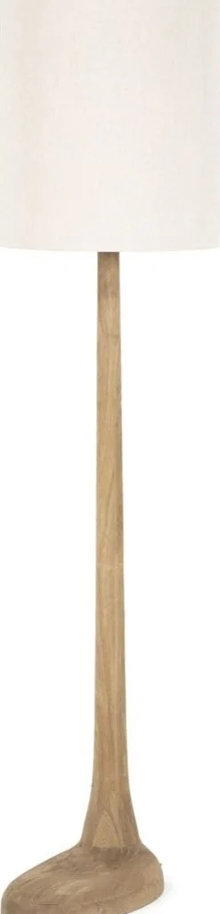 Houten Vloerlampen|Vloerlampen-By Boo Rine Vloerlamp Brown