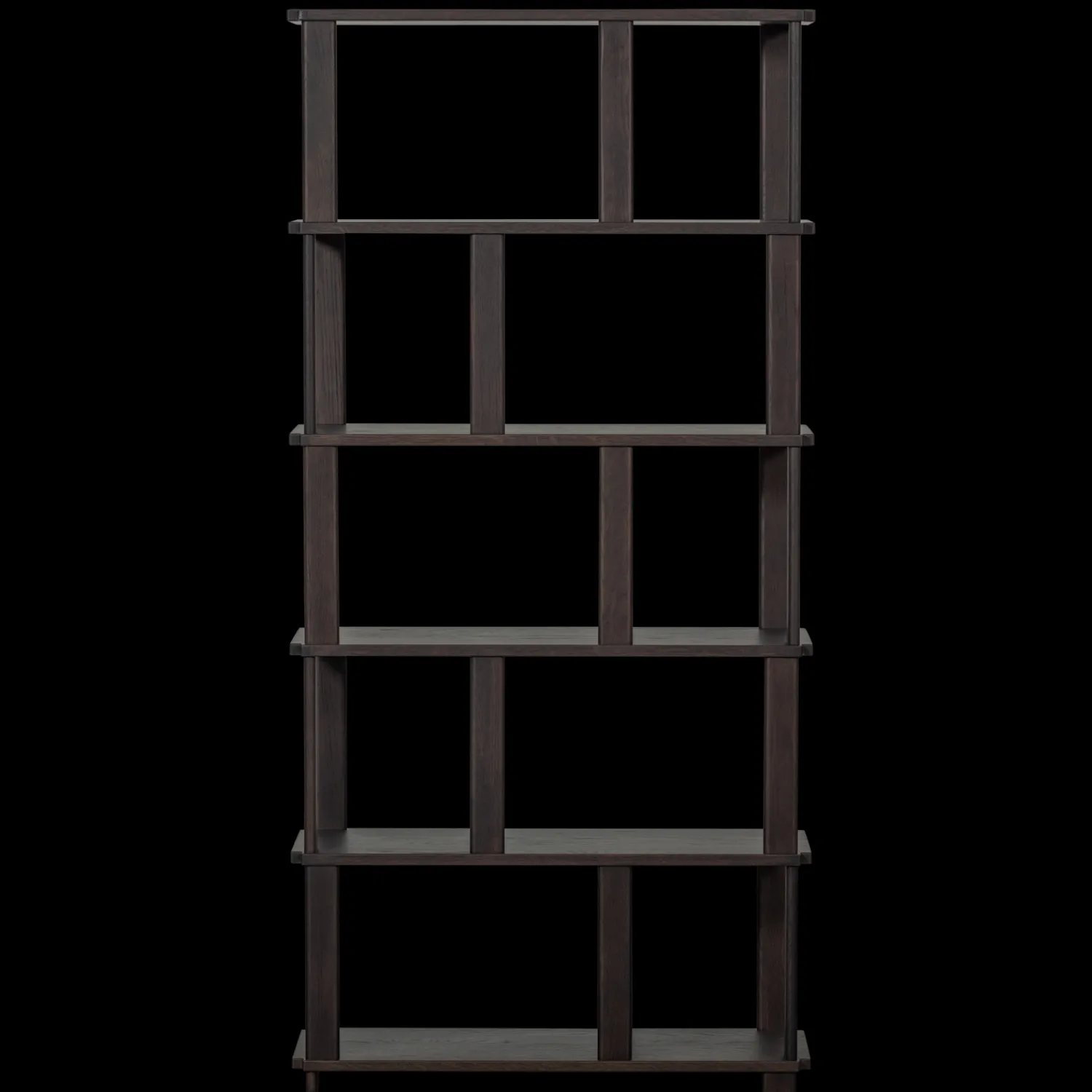 Boekenkasten-WOOOD Riss Boekenkast Mystic Brown