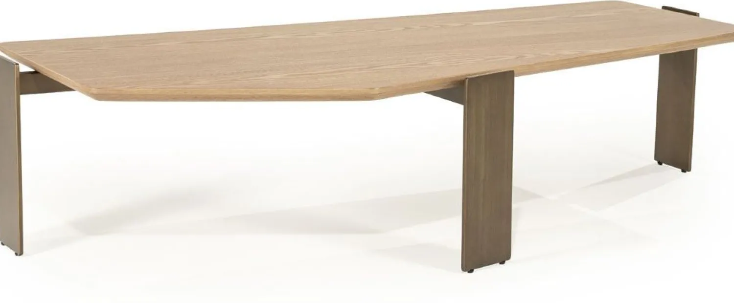 Houten Salontafels-Eleonora Robert Salontafel Bruin