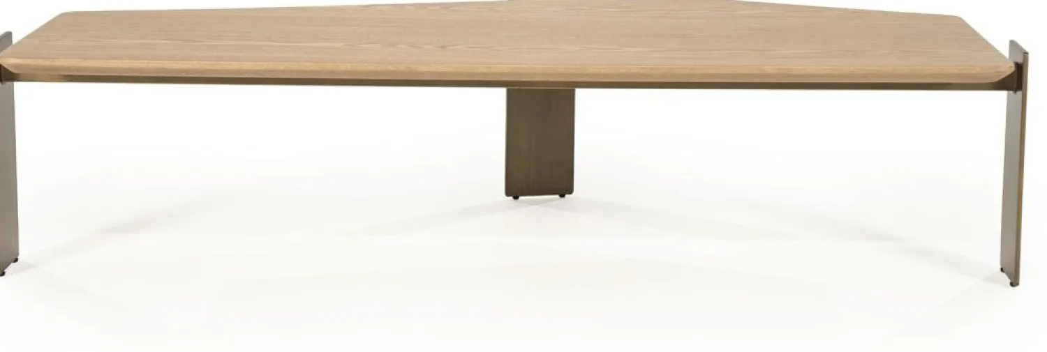 Houten Salontafels-Eleonora Robert Salontafel Bruin
