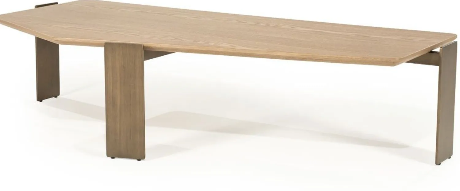 Houten Salontafels-Eleonora Robert Salontafel Bruin