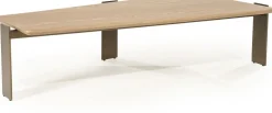 Houten Salontafels-Eleonora Robert Salontafel Bruin