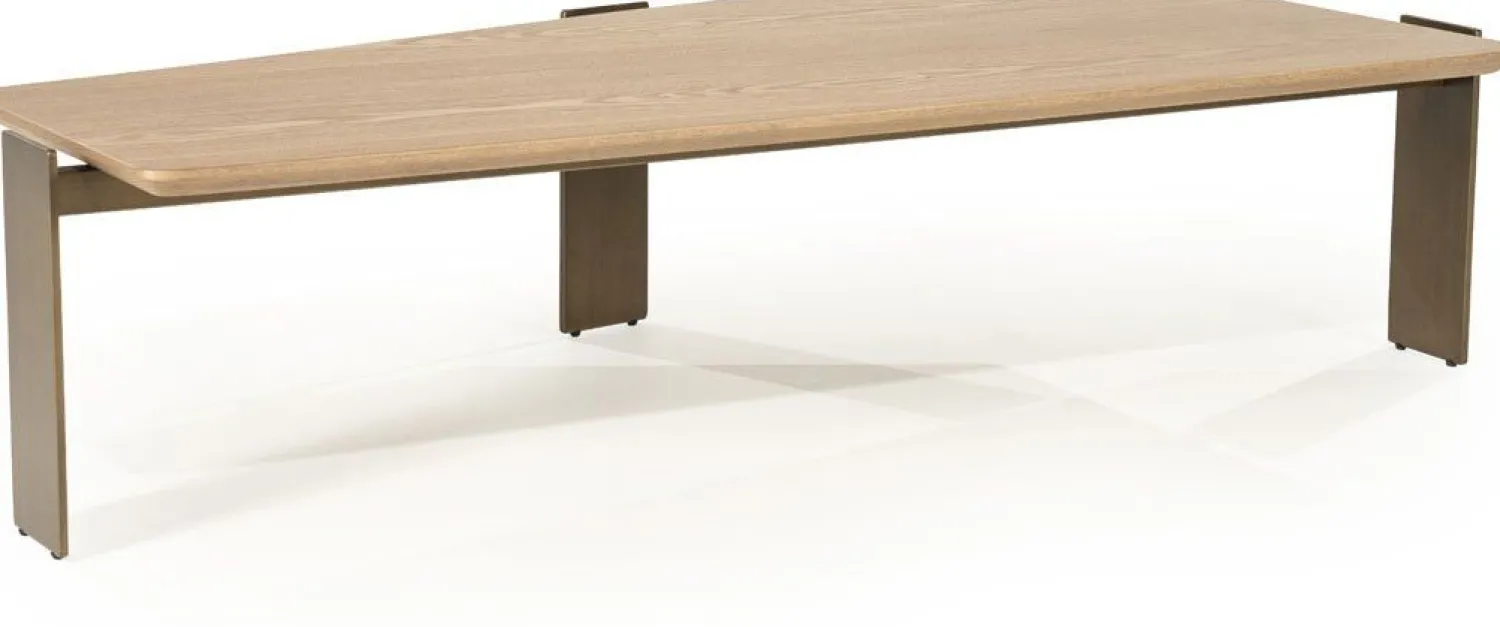 Houten Salontafels-Eleonora Robert Salontafel Bruin