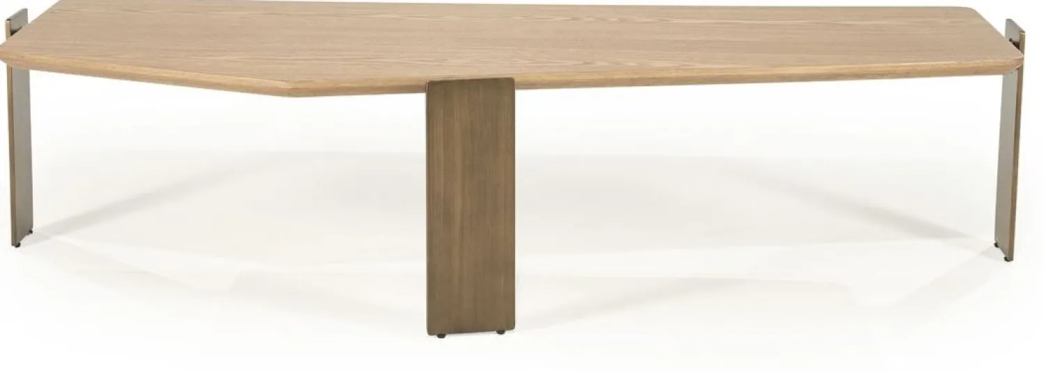 Houten Salontafels-Eleonora Robert Salontafel Bruin